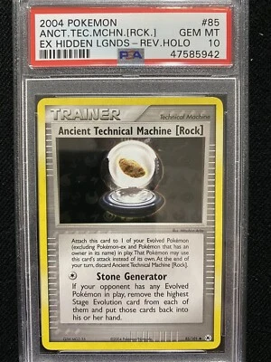 EX Hidden Legends Ancient Technical Machine Rock Reverse Holo 85/101 PSA 10 - Image 1 of 2