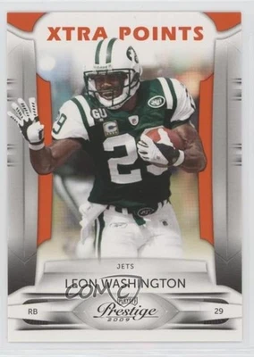 2009 Playoff Prestige Xtra Points Orange /300 Leon Washington #68 - Image 1 of 2