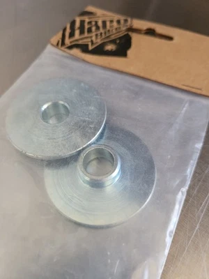 Adaptadores de eje Haro BMX de 3/8" a 14 mm con base de lavadora de 1,5" compatibles con clavijas Foto 1 de 4