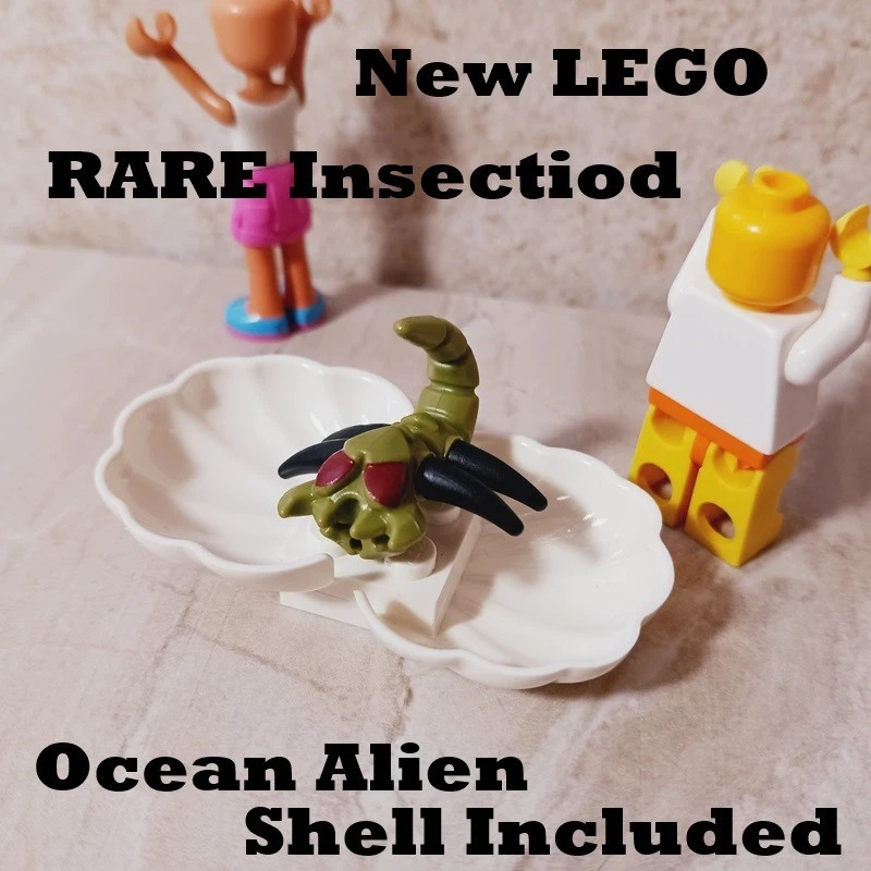 New LEGO RARE Insect Ocean Scorpion Alien Clamshell Complete Sea Monster Creepy - Image 1 of 3