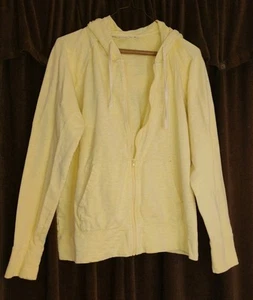 Chaqueta Orvis para mujer grande amarilla cremallera completa algodón - Imagen 1 de 12