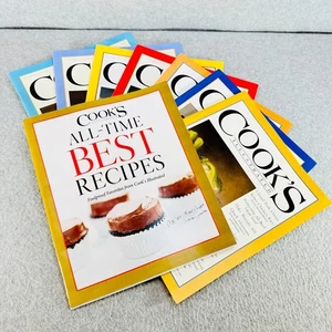 Cooks Illustrated Magazine Lot of 8 Cooking How To Recipes - Picture 1 of 11