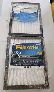 3M Filtrete 2500, 16x20x1 Air Filter 8 Pack Damaged  - Picture 1 of 8