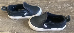 Vans Slip On Toddler Shoes Size 7 Color Black These are Still in Great Condition - Picture 1 of 5