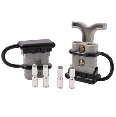 ANDCHIER 50 Amp 6-10 Gauge Battery Quick Connector 12-36V Battery Quick Disco...