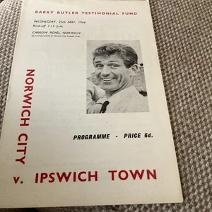 Norwich City v Ipswich Town (Barry Butler testimonial) 25/5/66 - Picture 1 of 3