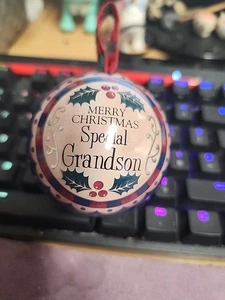 Bola de árbol de caja de dinero de Navidad - Personalizada "NIETO ESPECIAL" - Imagen 1 de 4