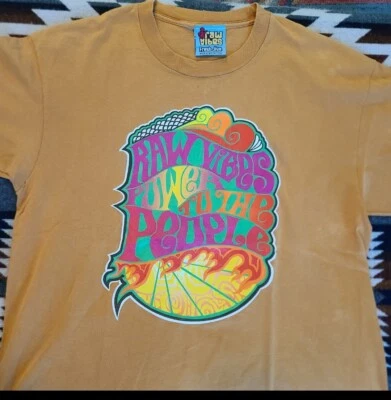 Vintage RAVE FreshJive Raw Vibes Shirt Sleeve T-Shirt XL jorts 90s y2k XTC jnco - Image 1 of 4