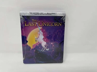 THE LAST UNICORN SteelBook (4K Ultra HD + Blu-ray, 2024) NEW AND SEALED Foto 1 de 3