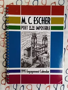 Calendario fidanzamento M.C. Escher Poeta dell'Impossibile 1995 brossura mai usato - Foto 1 di 6