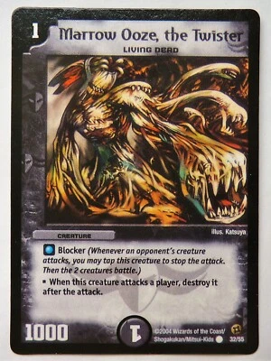 CARTE DUEL MASTERS Marrow Ooze, the Twister  ANGLAIS neuve - Photo 1/2