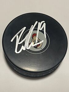 Drake Batheson Signed Autographed Ottawa Senators Hockey Puck a