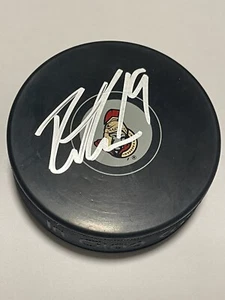 Disco de hockey Drake Batheson autografiado firmado por los senadores de Ottawa a - Imagen 1 de 1