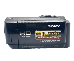 SONY HDR-CX100 High-Definition Handycam Camcorder 4.0 Mega, Untested No Charger - Bild 1 von 24