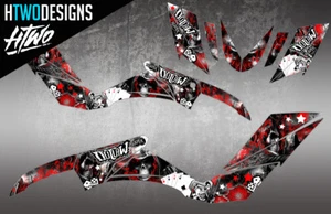 QUADZILLA GRAPHIC KIT XLC 320 500 XLC320 STICKERS DECALS QUAD GRAPHICS DECAL - Picture 1 of 1