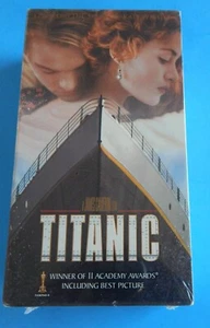 “Titantic” w/Leonardo DiCaprio & Kate Winslet; VHS/2-Cassettes/Brand New/Sealed - Picture 1 of 2