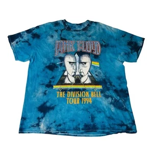 Camiseta Pink Floyd Division Bell Tour 1994 Tie Dye Azul Gráfico Talla Grande - Imagen 1 de 6