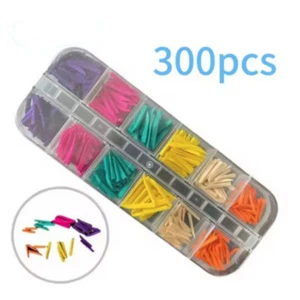 300pcs dental Restoration Interdental Composite Contoured Wood Wooden Wedges - Picture 1 of 8