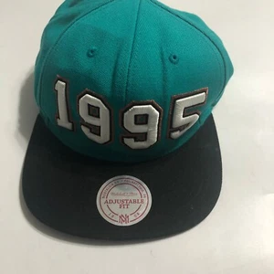 Mitchell & Ness NBA Vancouver Grizzlies Snapback Hat Hardwood Classics 1995 Logo - Picture 1 of 8