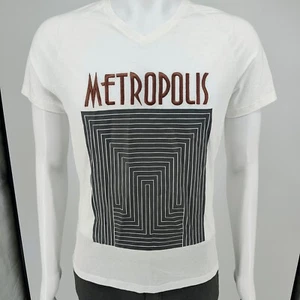 NWD F/W 2017 Emporio Armani Men's Embroidered "METROPOLIS" Graphic T-Shirt (S) - Picture 1 of 19