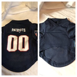 Hunter New England Patriots 00 Small Dog Mesh Polyester Jersey Top Shirt - Picture 1 of 17