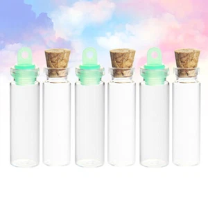 Botellas de vidrio pequeñas de corcho de vidrio para bodas de 40 piezas - Imagen 1 de 11