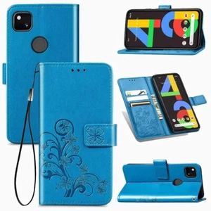 Custodia Protettiva Case Per Google Pixel 4A Flip Cover Tasche Etuis Bumper Blu - Foto 1 di 6