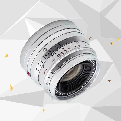 Light lens lab Lens 35mm F2 Silver Chrome For Leica Summicron M M6 M240 - image 1 of 4