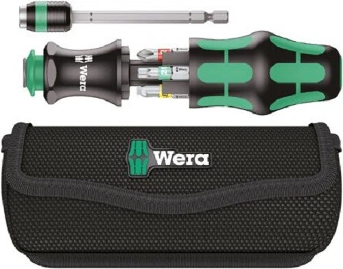 Wera DRIVER BIT SET 7Pcs Hexagon, Phillips, Pozidriv, Slotted & Torx Head - Image 1 of 1