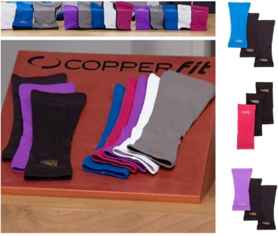 Copper Fit Ankle Sleeve live limitless by HSN-Blue-Size:Small - Image 1 of 3