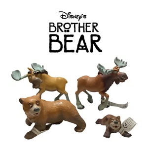 BULLYLAND BULLY DISNEY PICTURES KODA FRATELLO ORSO BROTHER BEAR FIGURE IN GOMMA - Picture 1 of 6