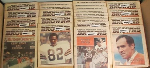 1982 Season Cleveland Browns News/Illustrated Newspaper Lot of 22 / 22 Posters - Picture 1 of 24