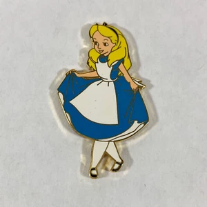 Disney Enamel Pin Alice Holding Skirt Curtsy Bowing Alice In Wonderland - Picture 1 of 1