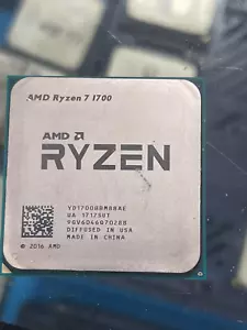 AMD Ryzen 7 1700 Socket AM4 3.0 GHz Processor Ryzen 7 1700 3.0 GHz 8 core CPU - Picture 1 of 1