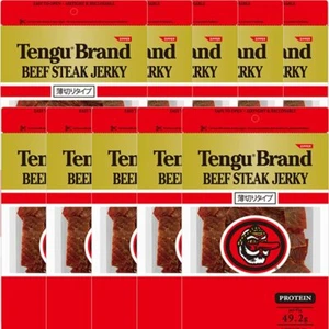 Tengu Beef Jerky Thinly Sliced 93g x 10 Bags (Made in Japan) Snacks Tengu - Picture 1 of 6