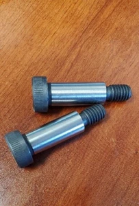 Lot of 2 Shoulder bolts, 1/2" Shoulder dia x 1-1/4" Shoulder length, 3/8-16 - Picture 1 of 4