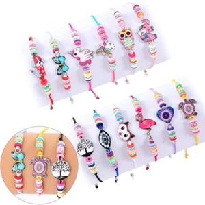 Tacobear 12Stk Freundschaftsarmband Kinder Armbänder Mädchen Einhorn K - Bild 1 von 6