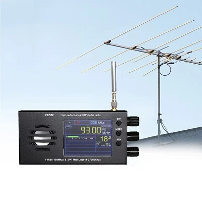 3.2"LCD Screen TEF6686  DSP Radio Receiver 65-108Mhz FM 144-27000Khz SW/MW/LW - Image 1 of 4