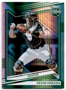 2022 Kevin Parada Panini Elite Extra Edition Green 450/499 - New York Mets - Picture 1 of 2