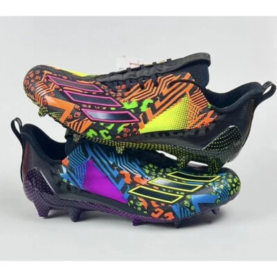 Adidas Adizero 12.0 Mismatch Football Cleats IG9569 Black Mens Size 13 - Image 1 of 4