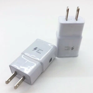 LOT Bulk Adaptive Fast Charging Wall Charger For OEM Samsung Galaxy S8 S9 S10 - Picture 1 of 7