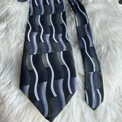 Cocktail Collection Neck Tie 100% Silk  Abstract Pattern - Image 1 of 4