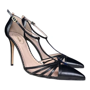 Tacones de aguja de cuero negros para mujer SJP by Sarah Jessica Parker Carrie 39,5/US 9 - Imagen 1 de 10