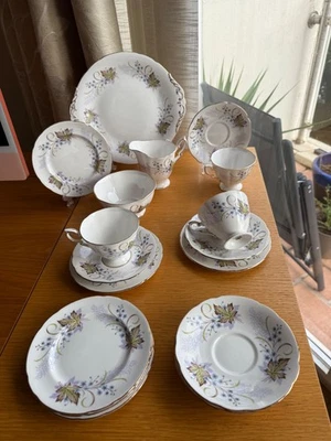 Choice of Unusual Mid 20th Century Paragon China  Tea Ware - Enchantment Pattern - Image 1 of 4