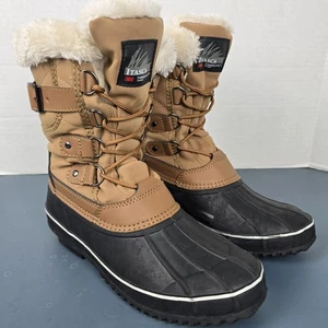 Stivali da neve ITASCA donna marroni Thinsulate 3M invernali da trekking taglia 8 - Foto 1 di 9