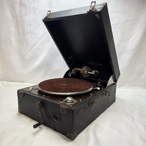 Viva-Tonal Columbia Grafonola No. 202 portable gramophone Tested And Working  - Picture 1 of 16