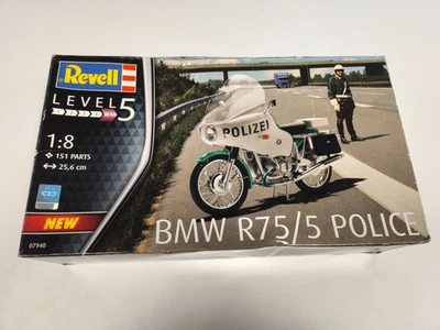 Revell 07940 BMW R75/5 Polizei Police Motorrad in 1:8 aus 2019 NEU OVP* - Bild 1 von 2