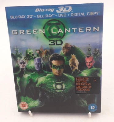 Green Lantern Blu-Ray 3D / 2D  And DVD With 3D Slip Cover Region Free 2011 - Image 1 of 4