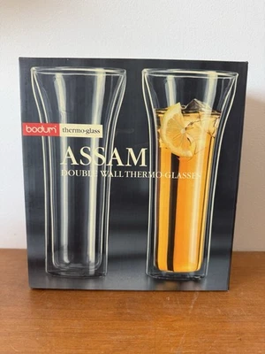 New Bodum Assam Double Wall Thermo-Glass XL 20 Oz Set Of 2 Coffee Tea Beer 4548 - Image 1 of 4