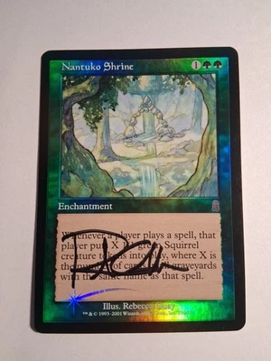  Nantuko Shrine- Odyssey- Magic The Gather Lp Autographed  - Image 1 of 4